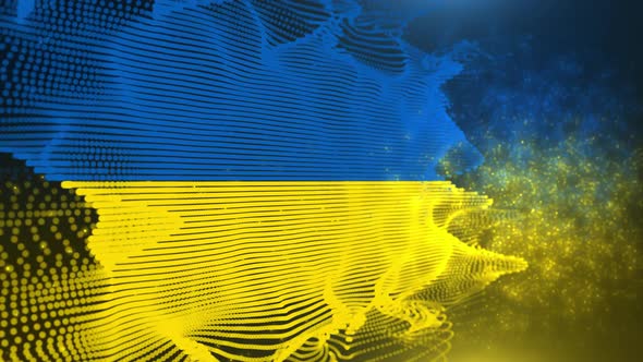 Ukraine Particle Flag