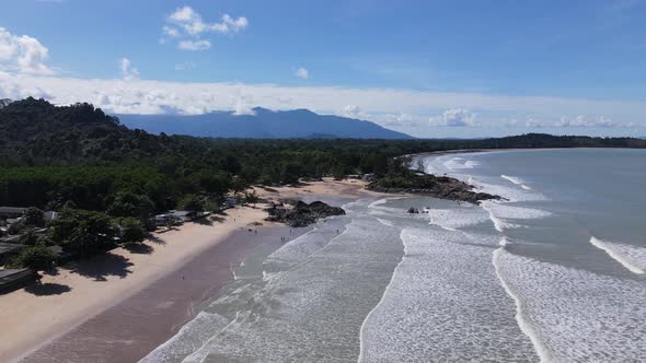 The Beaches at the most southern part of Borneo Island alt
