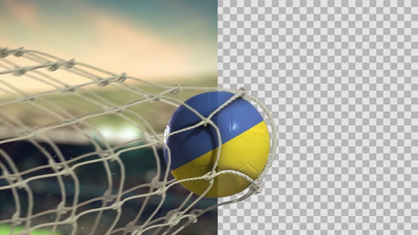 Soccer Ball Scoring Goal Day - Ukraine