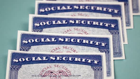 Social Security Card Blear Blank