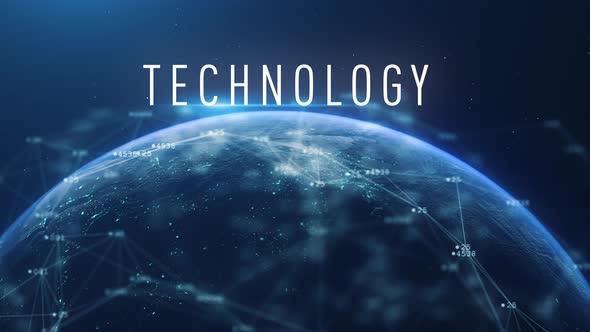 Global Abstract Cyber Earth Technology alt