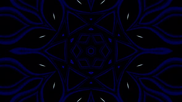 shining bright lines set blue wave motion, colorful, on black background alt