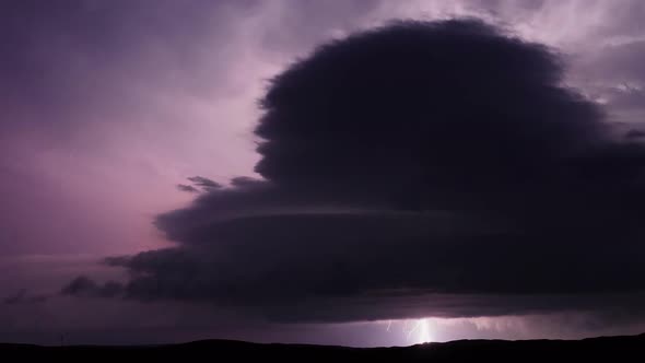 Spectacular Thunderstorm Lightning Strikes Dark Night (20)