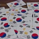 credit cards background with South Korea flag - VideoHive Item for Sale