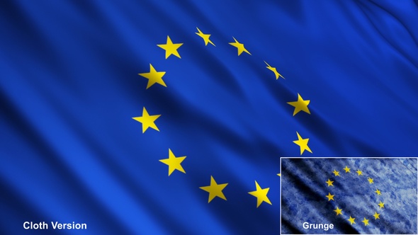 European Union Flags alt