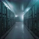Slow Motion Through Modern Server Room - VideoHive Item for Sale