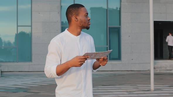 Portrait Afro American Man African Mixed Race Guy Ethnic Male Tourist Traveler International Student alt