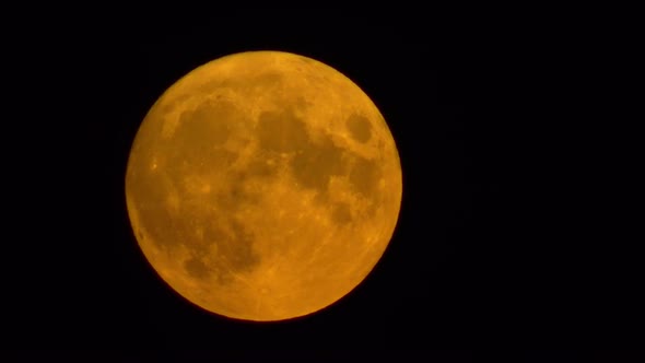 Full Orange Moon