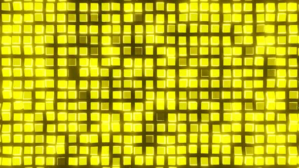 Glowing colorful gold yellow neon led lights