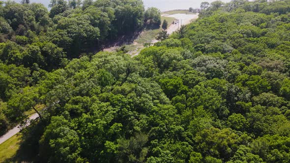 Gimbal focus from The park to nearby solar panels. alt