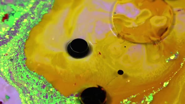 Abstract Vivid Colours  Psychedelic Paint Spreading Texture  79 alt