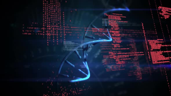 DNA double helix and codes alt