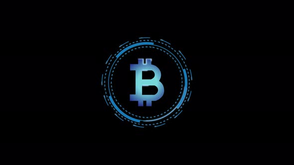 Bitcoin Digital Currency, Futuristic Digital Money, Technology Worldwide Network Concept alt