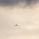 Airplane Approaching in Cloudy Sky - VideoHive Item for Sale