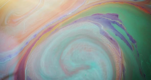 Beautiful abstract colors smoothly moving in water. Liquid colors macro concept. 