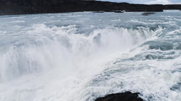 Urridafoss Waterfall in Iceland