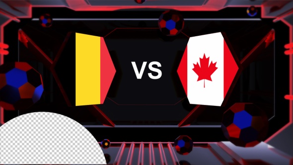 Belgium Vs Canada Football World Cup Qatar 2022 Vs Card Transitions alt