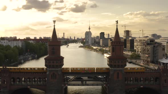 View of Berlin Through Oberbaum Bridge alt