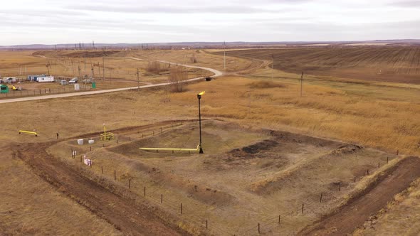 Oil Torch Flaring of the Oil Associated Gas alt