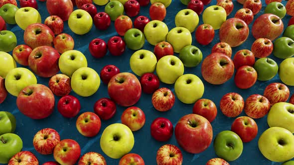 Fruit Fresh Apple In Retro 03 HD