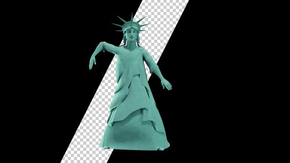 Statue of Liberty dancing