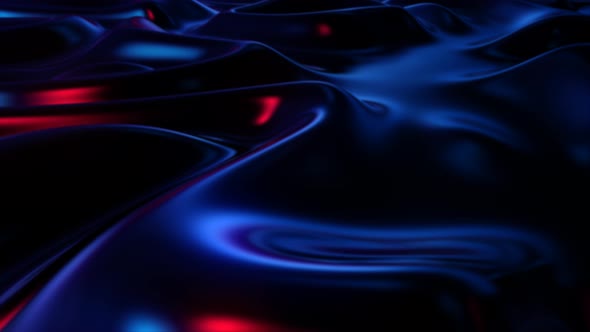 Glowing Dark Shapes Liquid Flowing Background alt
