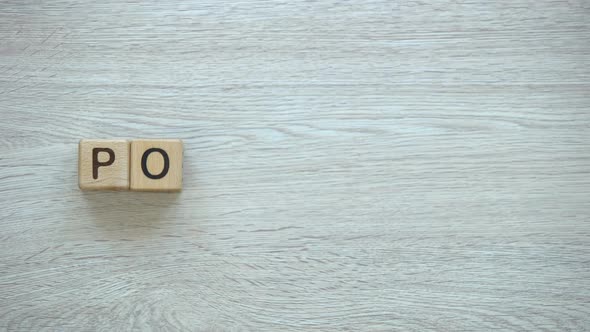 Possible, Hand Putting Word on Wooden Cubes, Possibilities, Motivation and Goals alt