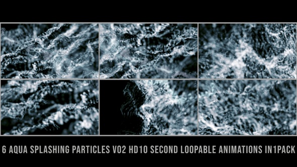 Aqua Splashing Particles V02 alt