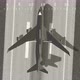 Military Drone Following Civil Airplane Taking Off - VideoHive Item for Sale
