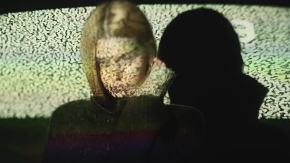 Woman Actress Role Audition Movie 90s VHS Noise alt