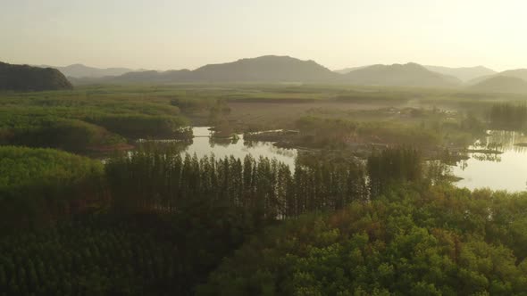 Aerial View Resort With Nature Location