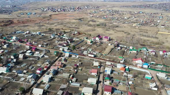 Rural village aerial view 18