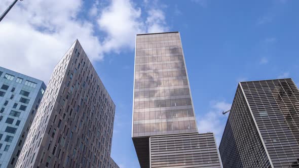 Timelapse of Barcelona's Tech District Buildings alt