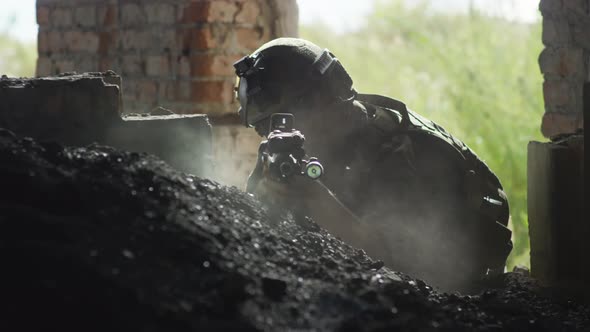 Soldier Shooting at Enemy alt