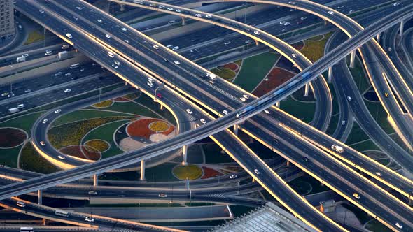 Busy Urban Street Cityscape Cars Commuting  alt