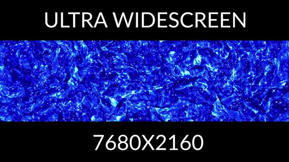 8k Blue Abstract. Ultra Wide