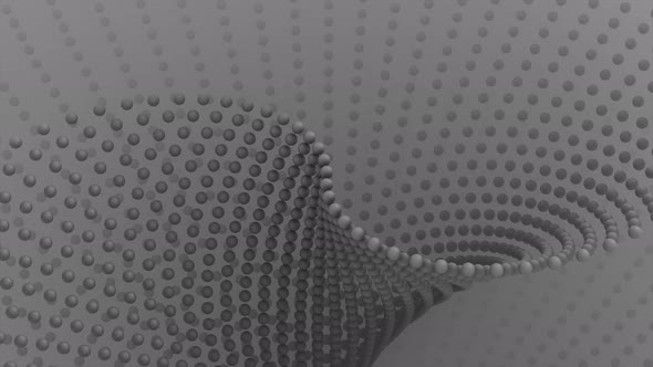 Black Swirling Spheres Loops