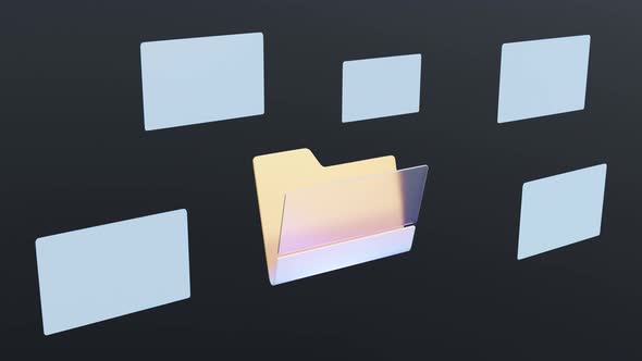 Folder for storing digital files. alt