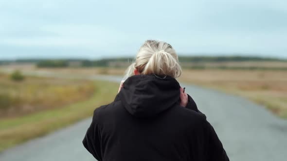 Urban Female in Black Anorak alt