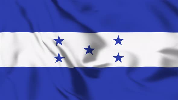 4K Honduras Flag - Loopable