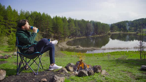 Camping and nature. alt