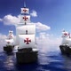 Three Caravels, Columbus Day - VideoHive Item for Sale