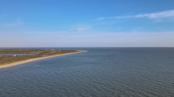 Drone Footage of East Mersea England