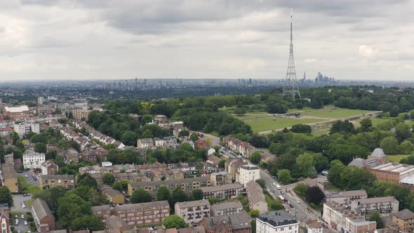 Suburbs of London. Crystal Palace Radio Tower alt