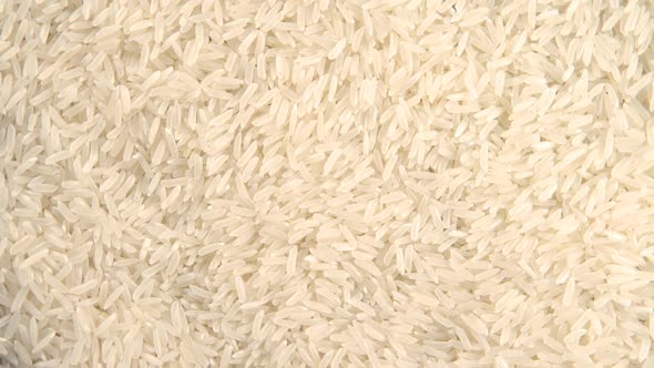 Rotation Of A White Rice (Background)