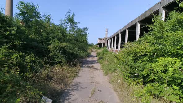 Walkthrough Abandoned Facotry Walkway Footpath