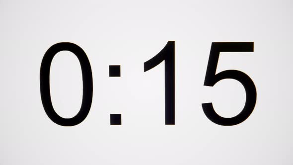 Countdown Thirty Seconds On White Background 1. alt