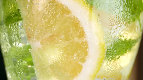 Refreshing Soft Drink with Ice