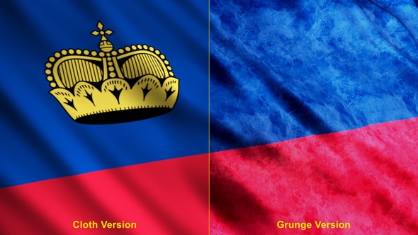 Liechtenstein Flags alt
