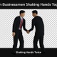 Two Asian Businessmen Shaking Hands Together 01